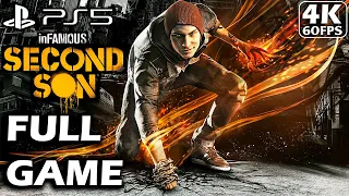 INFAMOUS SECOND SON Gameplay Walkthrough (FULL GAME) [4K 60FPS PS5] - No commentary