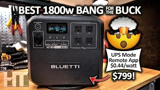 Bluetti AC180 1800w LiFePO4 UPS Power Station Solar Generator Review