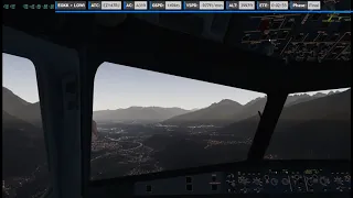 [XP11] Toliss A319 Landing at Innsbruck [LOWI] | X-Plane 11