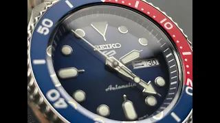 BEST OF SEIKO 5 SPORTS: UNBOXING SEIKO 5 PEPSI AUTOMATIC SRPD53K