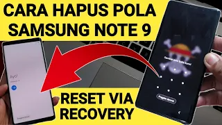 How to Remove Samsung Galaxy Note 9 Pattern reset via Recovery Mode