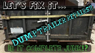 Dump Trailer Rear Gate Repairs