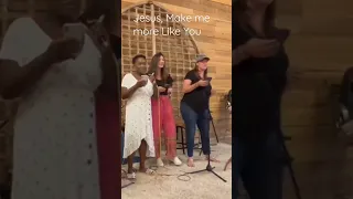 Jesus, Make Me More Like You -  a live clip from a new song we wrote in Nashville, TN