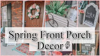 🐇 🌷*NEW* SPRING FRONT PORCH MAKEOVER | Front Porch Decorating Ideas for Spring