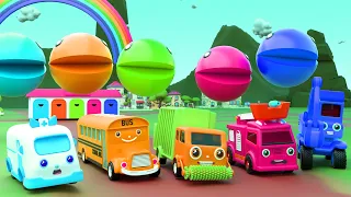 Bath Song Learns Colors with Car, Learn Street Vehicles | Bibu Nursery Rhymes & Baby Songs