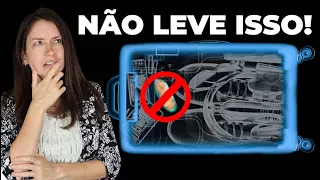 NÃO LEVE CAFÉ NA MALA DE MÃO! ✈️ 25 Itens proibidos e permitidos no avião: guia bagagem de mão 2023