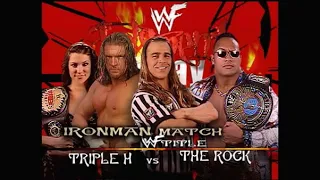 Story of The Rock vs. Triple H | Judgement Day 2000