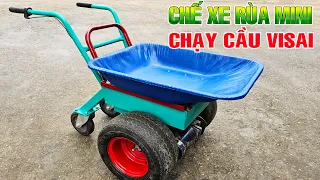 DIY Electric Wheelbarrow at home