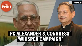 PC Alexander & Congress’ ‘Whisper Campaign’ that denied him the President’s post in 2002