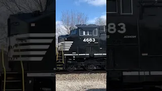 Fresh Paint, Fast Train & Railroad Crossing On Norfolk Southern Railroad, JawTooth shorts