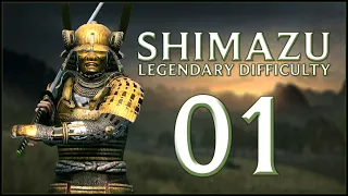 A HEROIC SHIMAZU START - Shimazu (Legendary) - Total War: Shogun 2 - Ep.01!