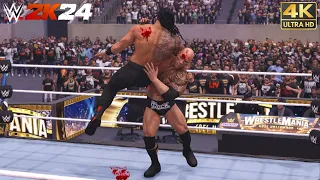 WWE 2K24 - Roman Reigns vs. The Final Boss match at Wrestlemania 41  Prdictions | PS5™4K60