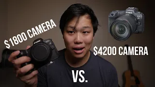 the one with the CANON EOS R vs  R5 LOWLIGHT TEST night photography