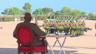 Uganda's incredible military parade and formation