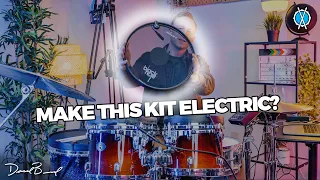 Make any Drumset electric ⚡️ in seconds! // RTOM Black Hole Mesh heads + triggers