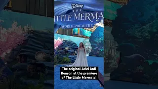 The original Ariel Jodi Benson at the premiere of The Little Mermaid!