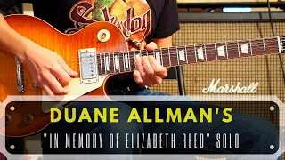 Duane Allman - Part 7 - In Memory Of Elizabeth Reed