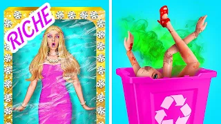 BARBIE RICHE VS FAUCHÉE| Astuces de Poupées | Transformation avec des Gadgets Tiktok par Télé-Teen