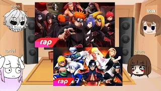 (REACT)-UNDERTALE reagindo ao rap da akatsuki e dos Hokages