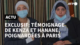 EXCLUSIF Femmes voilés poignardées à Paris: témoignage de Kenza et Hanane | AFP