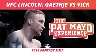 2018 Fantasy MMA: UFC Lincoln - Gaethje vs Vick DraftKings Picks & Preview