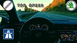 SKODA SUPERB |POV 0-200 Test Drive| GERMAN AUTOBAHN| 4K