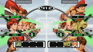 Capcom Vs. SNK Millennium Fight 2000 - SteveFernarnia vs Anyidragon628