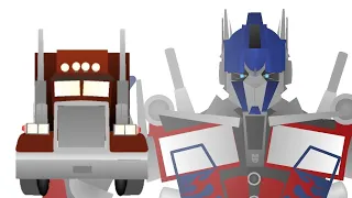 ANIMATION TEST  TRANSFORMERS: PRIME #optimusprime #animation #sticknodes