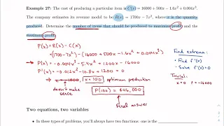 4.5: Optimization (IB Math AA HL 1)