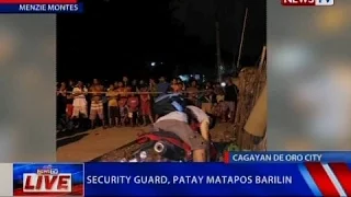NTVL: Security guard, patay matapos barilin