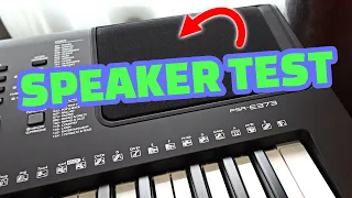 Yamaha PSR-E373/EW310 - How Loud & Clear the Speakers?