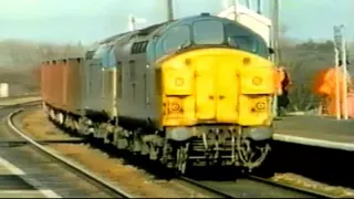 Trains Through Barnetby 1987