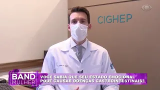 Dr. Christiano Claus explica sobre refluxo e ansiedade entrevista ao BAND MULHER