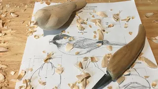 Wood Carving a Bird