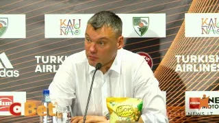 Krepšininkų ir trenerių komentarai po Kauno „Žalgirio“ ir Stambulo „Anadolu Efes“ rungtynių.