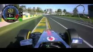 Lewis Hamilton Onboard Pole Position Lap - Australia 2012