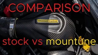 MK8 Fiesta ST Mountune Carbon Induction Kit vs Stock