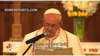 Pope Francis prays for peace alongside Syro-Chaldean Catholics in Georgia