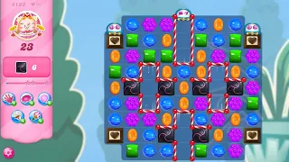 Candy Crush Saga LEVEL 4123 NO BOOSTERS (new version)🔄✅
