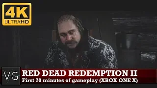 Red Dead Redemption II (Xbox One X) - first 70 minutes of gameplay in 4K. No commentary.