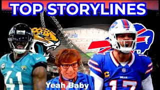 Buffalo Bills vs Jacksonville Jaguars | Top Storylines (London Game)