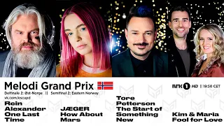 Melodi Grand Prix 2020 | Delfinale 2 // Semifinal 2 | Øst-Norge // Eastern Norway | NRK 1 | 720p25