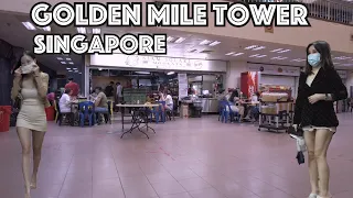 Golden Mile Tower, Singapore's Little Thailand [4K]