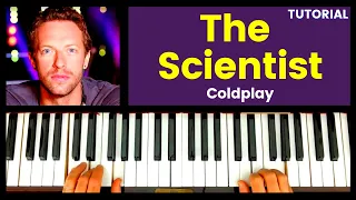 Como tocar The Scientist no teclado ou no piano | Tutorial com partitura e cifra |