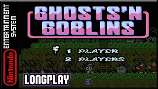 Ghosts 'n Goblins - Full Game 100% Walkthrough | Longplay - NES
