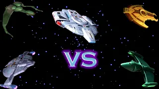 Who has the Best Attack ship? (Star trek Factions compared)
