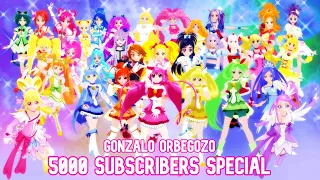 [MMD PreCure] 5000 SUBSCRIBERS SPECIAL - ALL STARS 2 | Beyond the sky - Glitter Force DokiDoki プリキュア