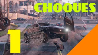 LOS MEJORES CHOQUES DE AUTOS EN GTA 5 #1 - DIVANJM ACCIDENTES DE AUTOS EN GTA 5