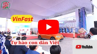 Vinfast! Lễ xuất khẩu xe điện sang Mỹ, tự hào con dân Việt.