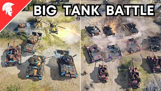 BIG TANK BATTLE! (HIGH ELO) - Afrikakorps Gameplay - 2vs2 Multiplayer - Company of Heroes 3